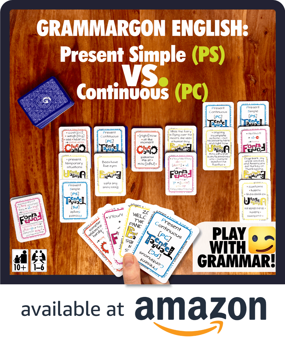 available at Amazon.co.uk — GRAMMARGON ENGLISCH: Present Simple VS. Continuous